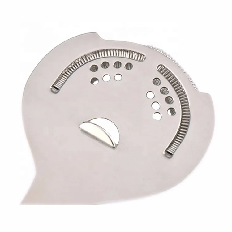 Популярное ситечко из нержавеющей стали для боярышника бармена коктейля с серебряной