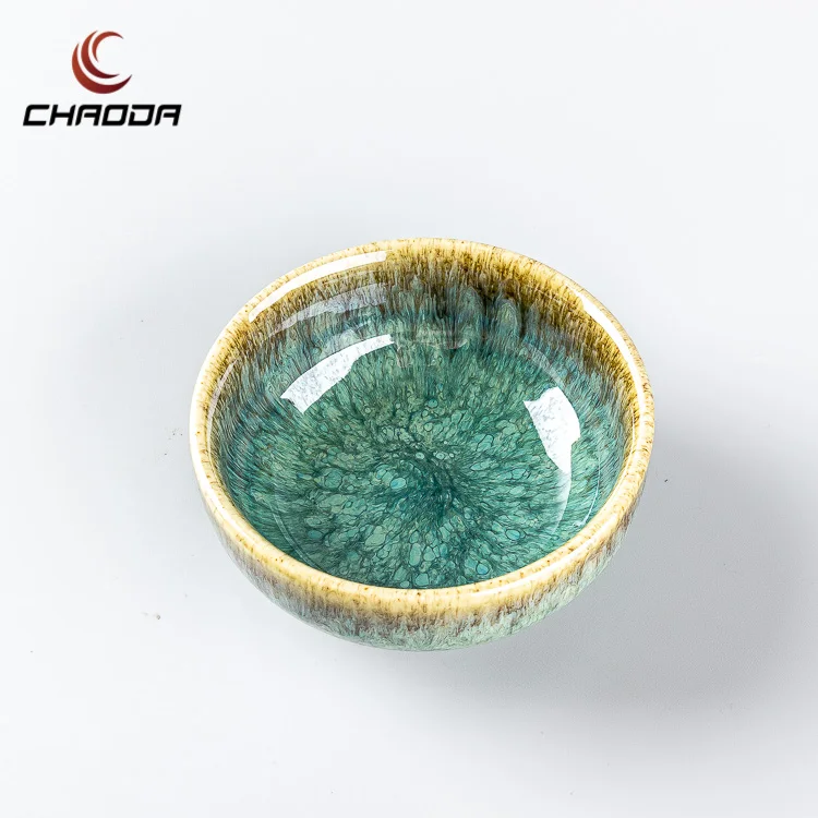 4 Inch Matte Color Glaze Rice Bowl Ceramic Bowl Gift Set Porcelain Soup Bowl for Party
