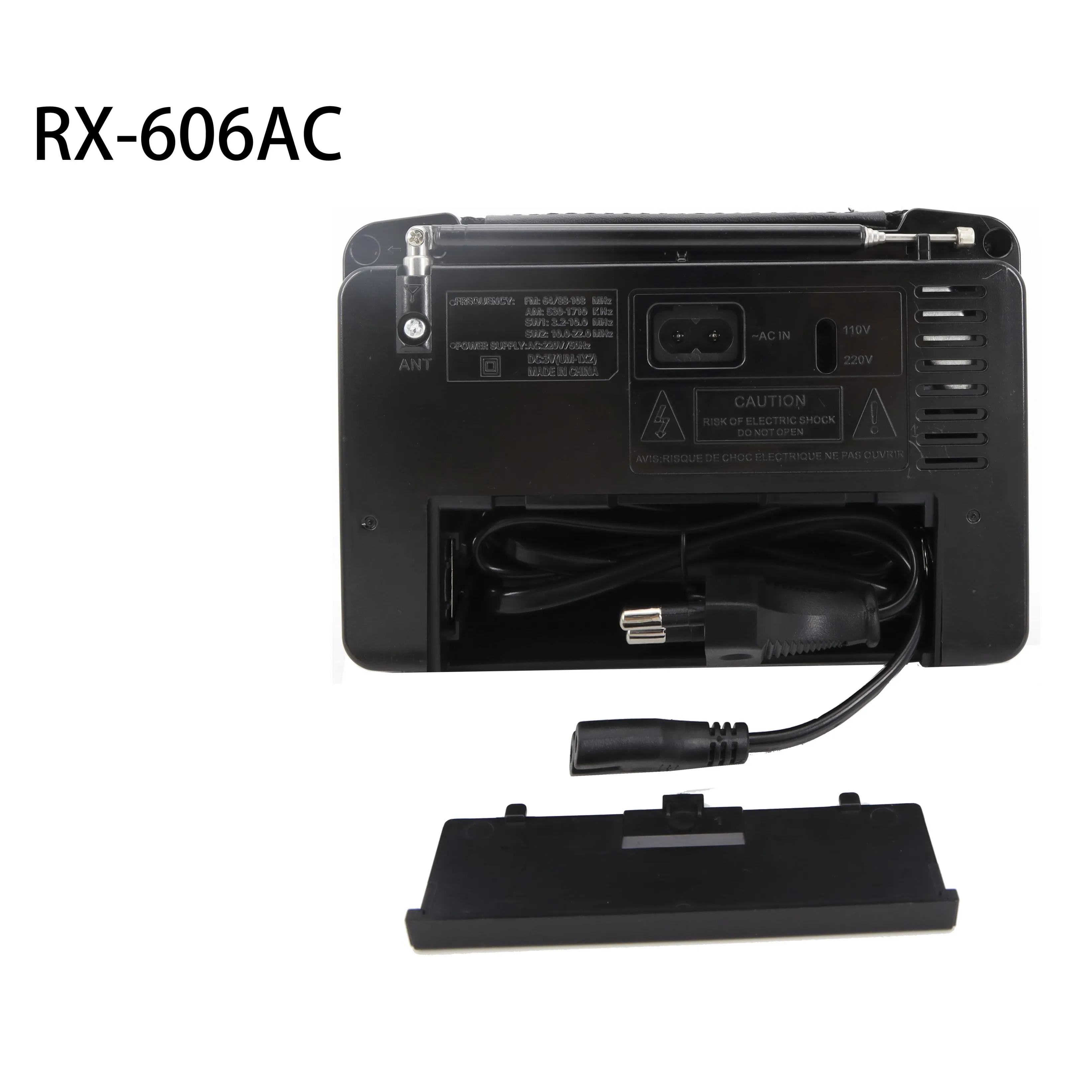 Factory Price 2024 RX-606AC High Quality Portable Rotatable Radio with FM TV AM SW 1-2 4bands Receiver ,with Real Transformer