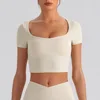 Short Top-Beige
