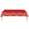 Nappe rouge (137*274 cm) -1 pièce