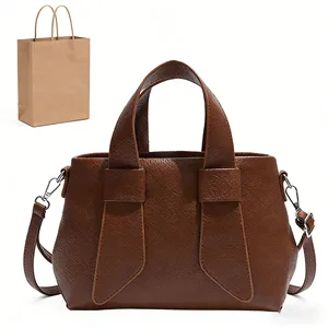 2026 New Arrival Fashion PU Leather Women's Shoulder Bag Hot Selling Handbag Wholesale Portable Crossbody Bags Free Gift