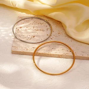 Stainless Steel Gold Plated Geometric Natural Stone Trendy Bangles for Women-Comfortable Fit Office & Party Shiny Long-Lasting