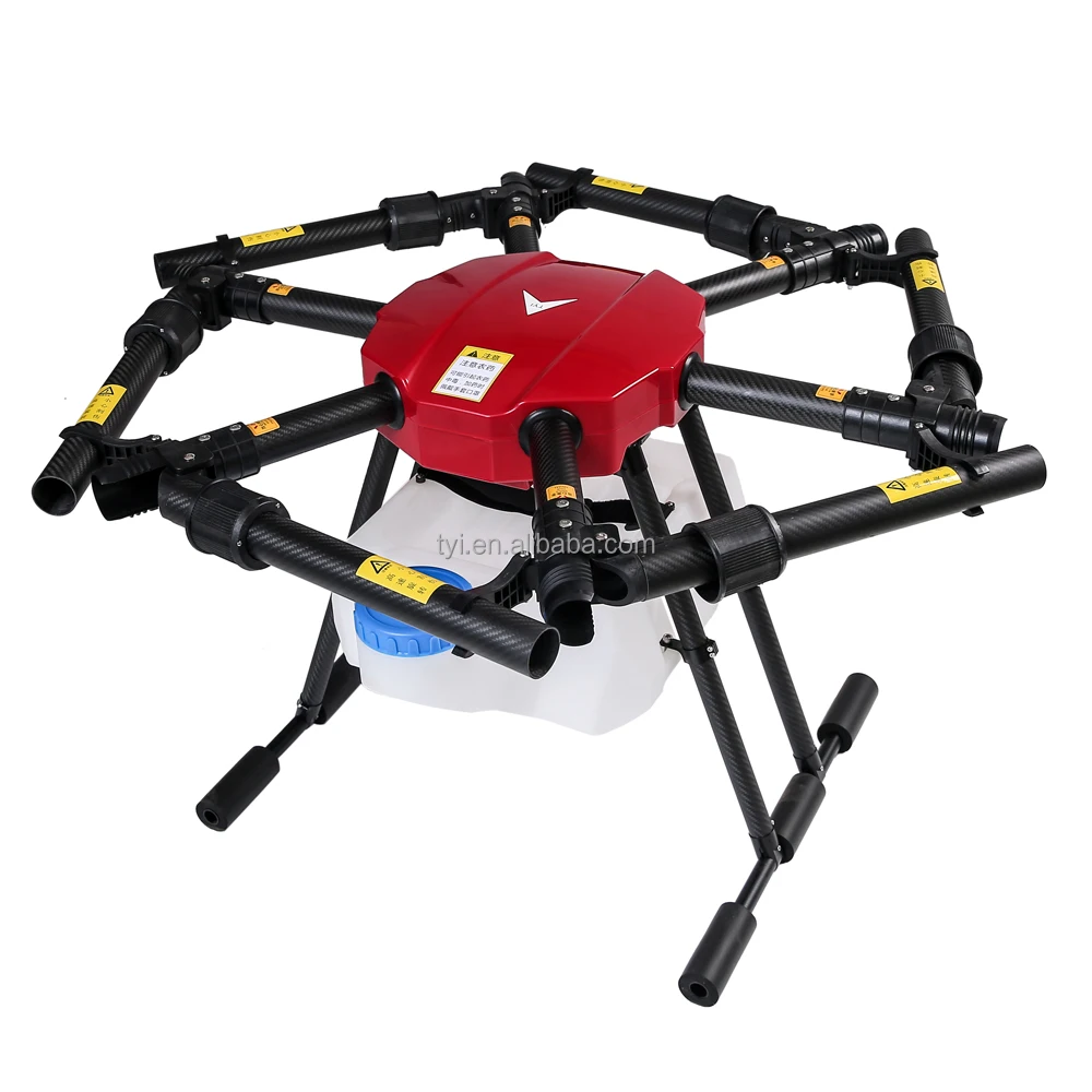 2024 hot sell TYI  carbon fiber drone frame  16L 6 axis  agri uav sprayer drone frame for agriculture drone supplier