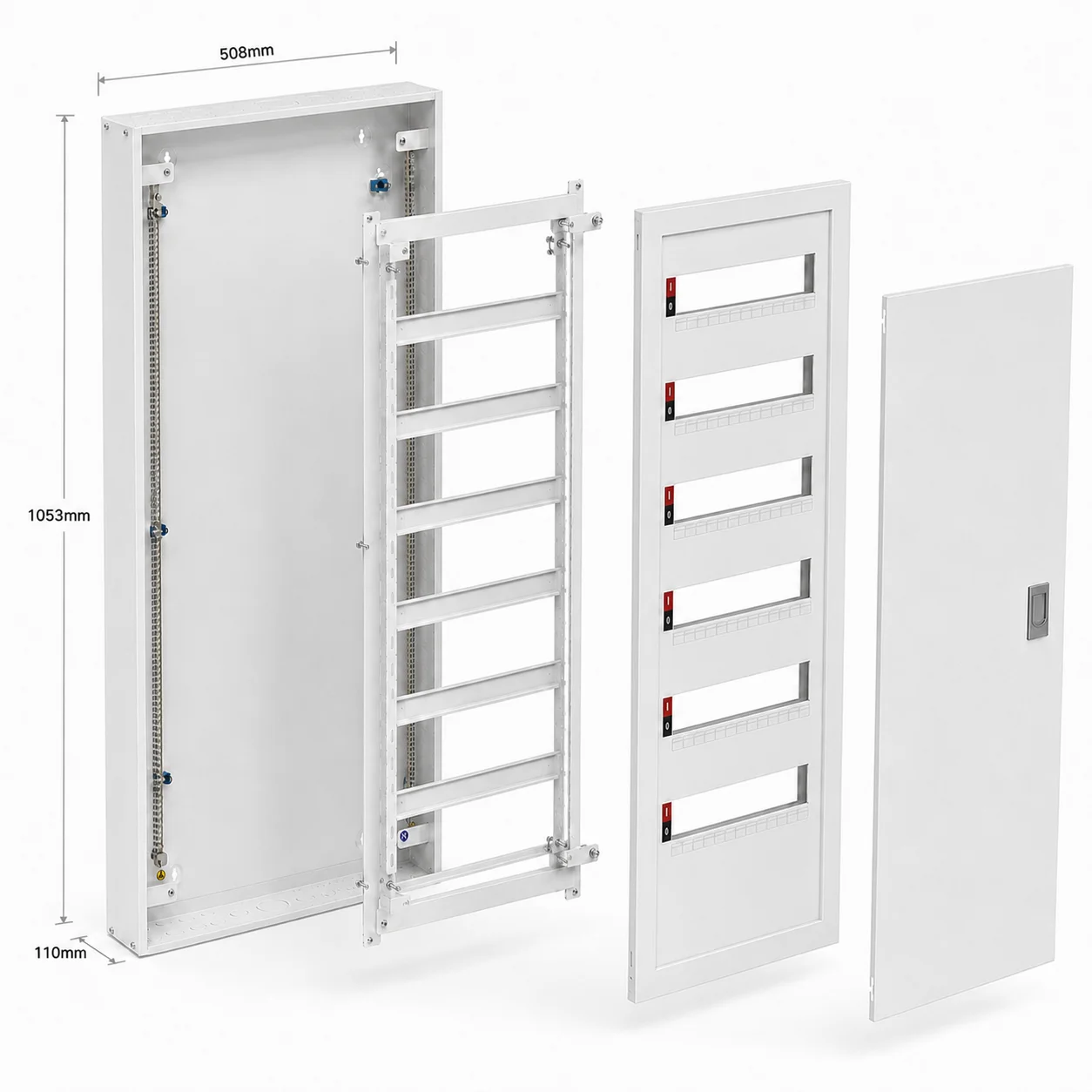 din rail MCB circuit breaker box detailed specifications