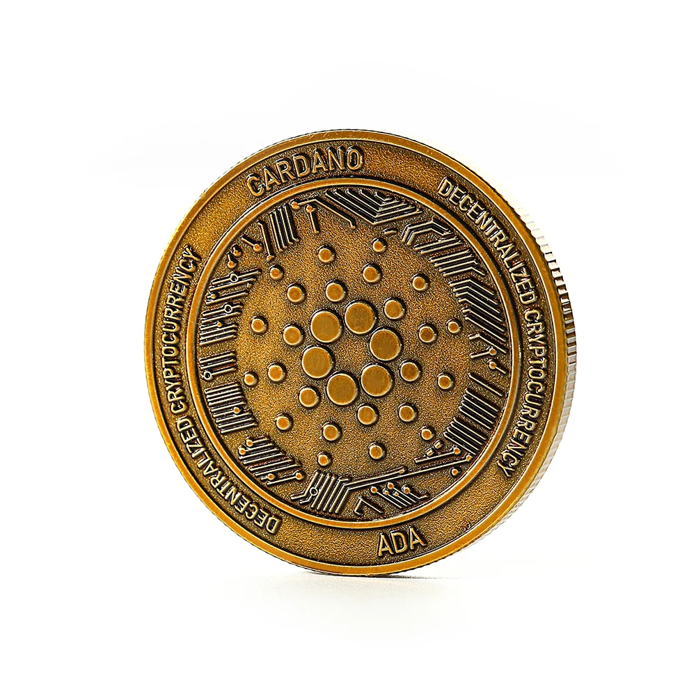 Custom Metal Sandy Surface Effect Metal Die Stamp Antique Gold Coin