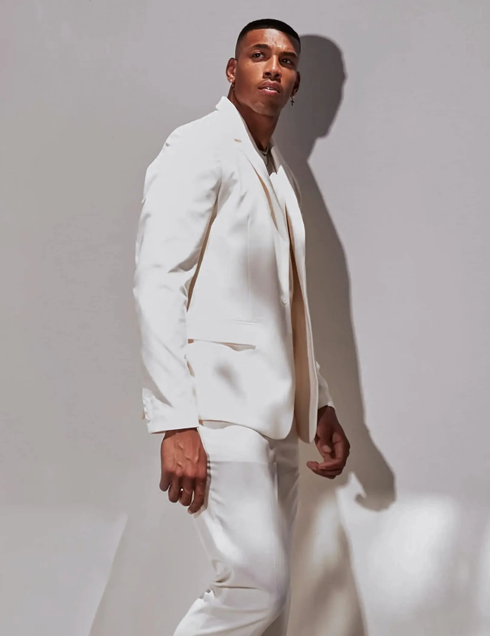 Blazer Homme Décontracté à Un Bouton - Coupe Ajustée élégante - Veste Costume Professionnelle Et Soirée