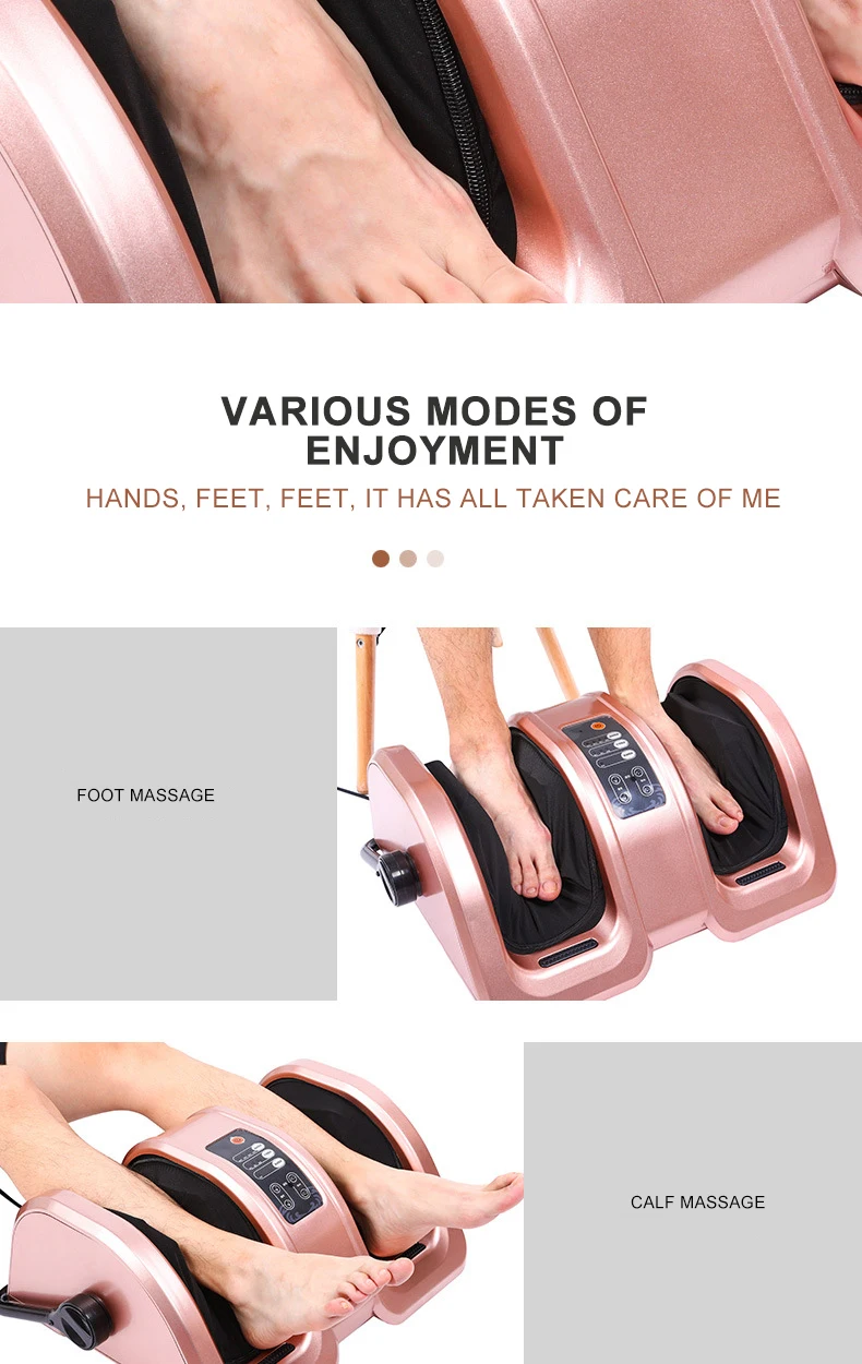 Factory Price Foot Spa Leg Massager Machine Air Compression Heat