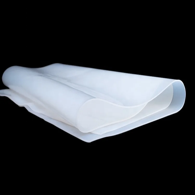 High Temperature Silicone Rubber Sheet Heat Resistant Transparent Mat Cushion Pad Eco-Friendly Factory Supply 1000*1000*2mm