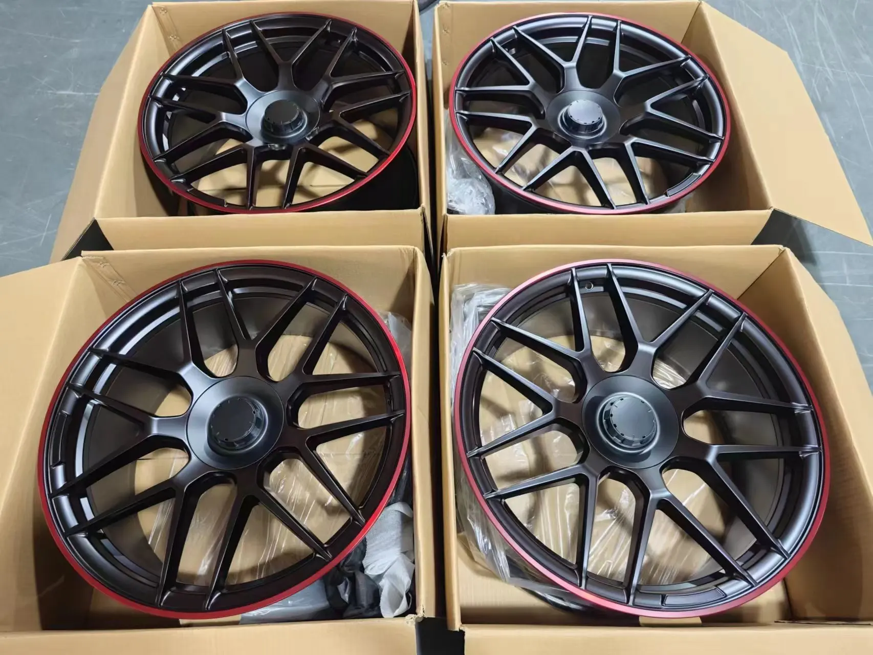 YQ Hot Sale Car Wheels Rim 18 19 20 21 22 Inch 5X112 5X130 Black Luxury ...