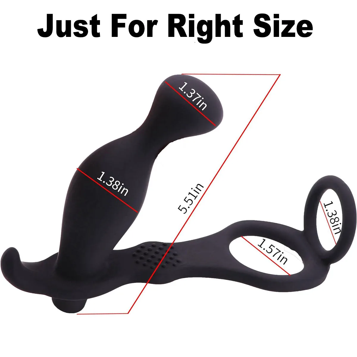 Prostate Massager Anal Vibrator with Cock Ring Anal Plug Anal Sex Toys P Spot Massager Male Sex Toys for Men Enema Products Prostate Massager Anal Vibrator with Cock Ring Anal Plug Anal Sex Toys P Spot Massager Male Sex Toys for Men Enema Products