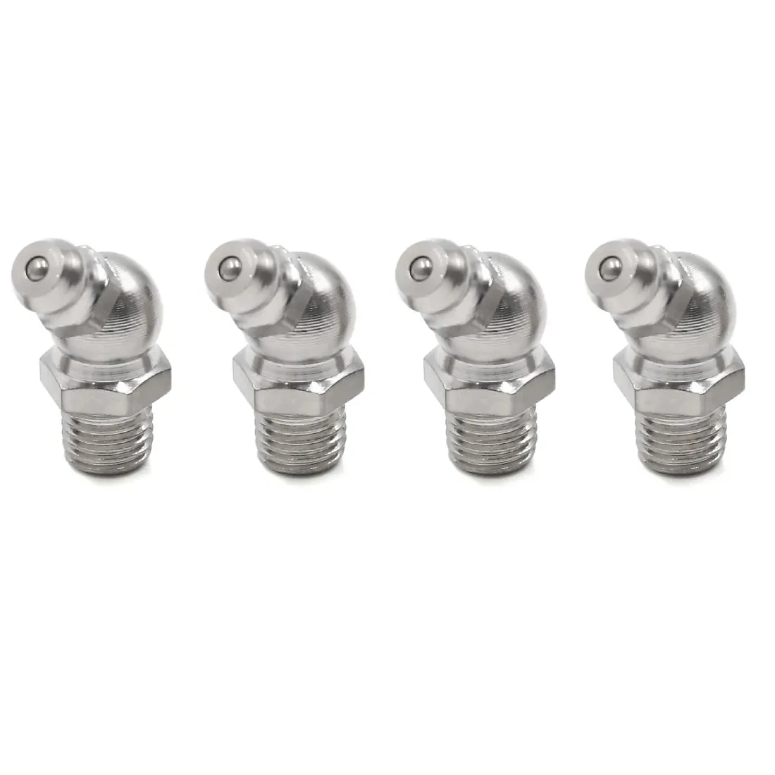 Heavyduty Stainless Steel M8 Grease Gun Nipple Straight 45/90 Degree Grease Fitting For