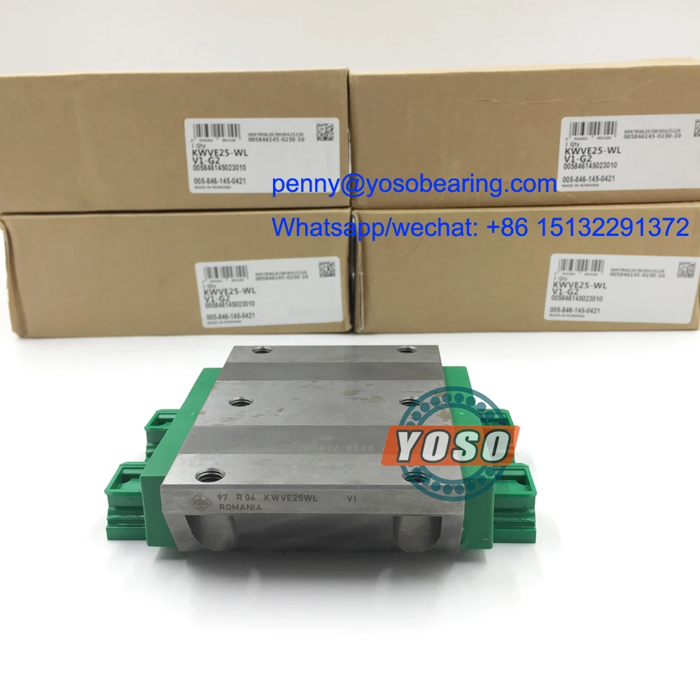 KWVE25WL Linear Guide Bearing Carriage - Long Life & Precision
