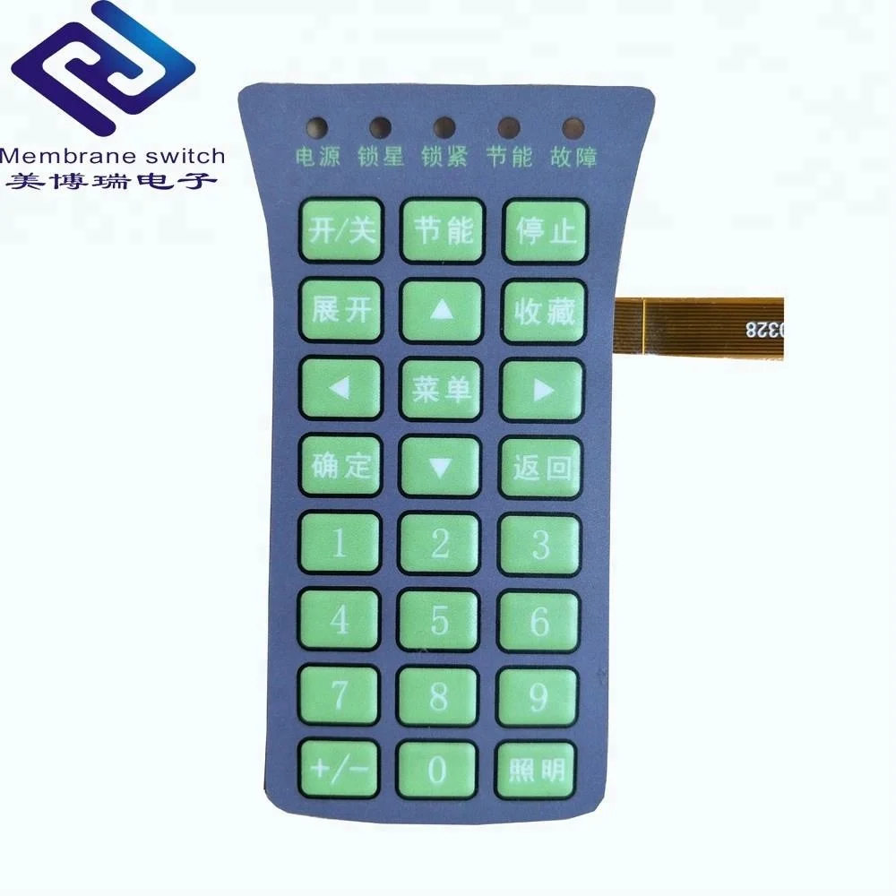 Customized LGF Backlight Membrane Switches graphic overlay