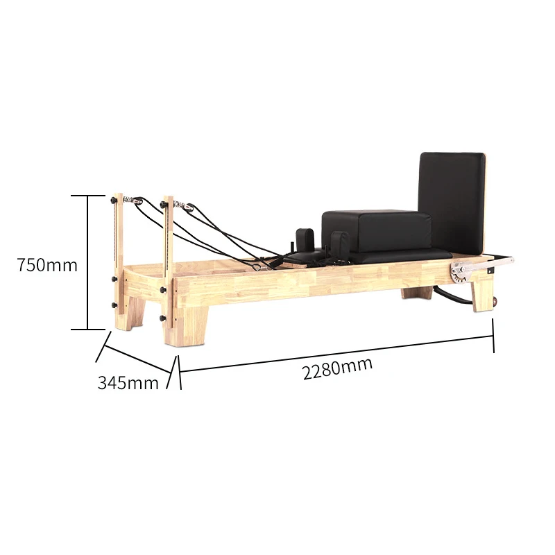 Customized Solid Wood Oak Maple Pilates Equipment Core Bed Wooden Home ...