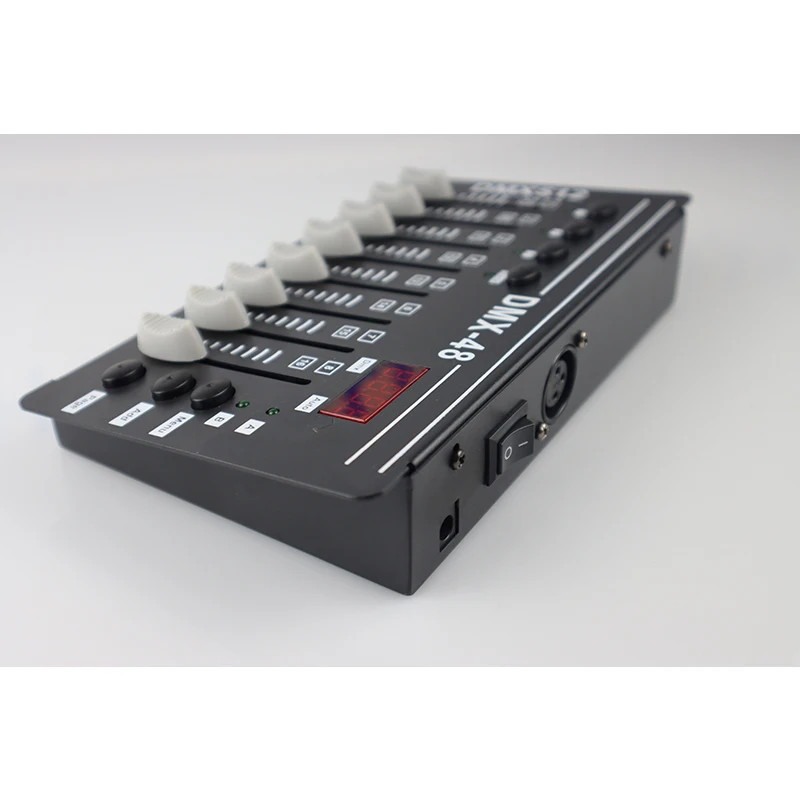 Mini DMX Controller XLR DJ Lights Console Controller for Dmx512 Laser Projector Lyre Moving Head Cold Fireworks Smoke Machines