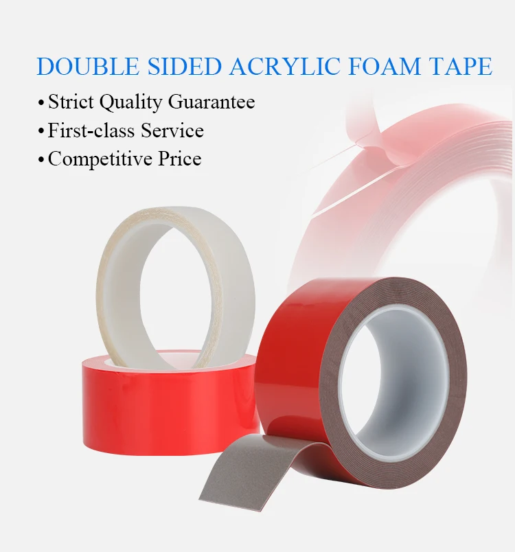 Extra Strong Double Sided Tape Acrylic Adhesive And Masking Use Double Side Acrylic Foam Tape Buy Acrylic Foam Tape Double Sided Tape Tape Product On Alibaba Com