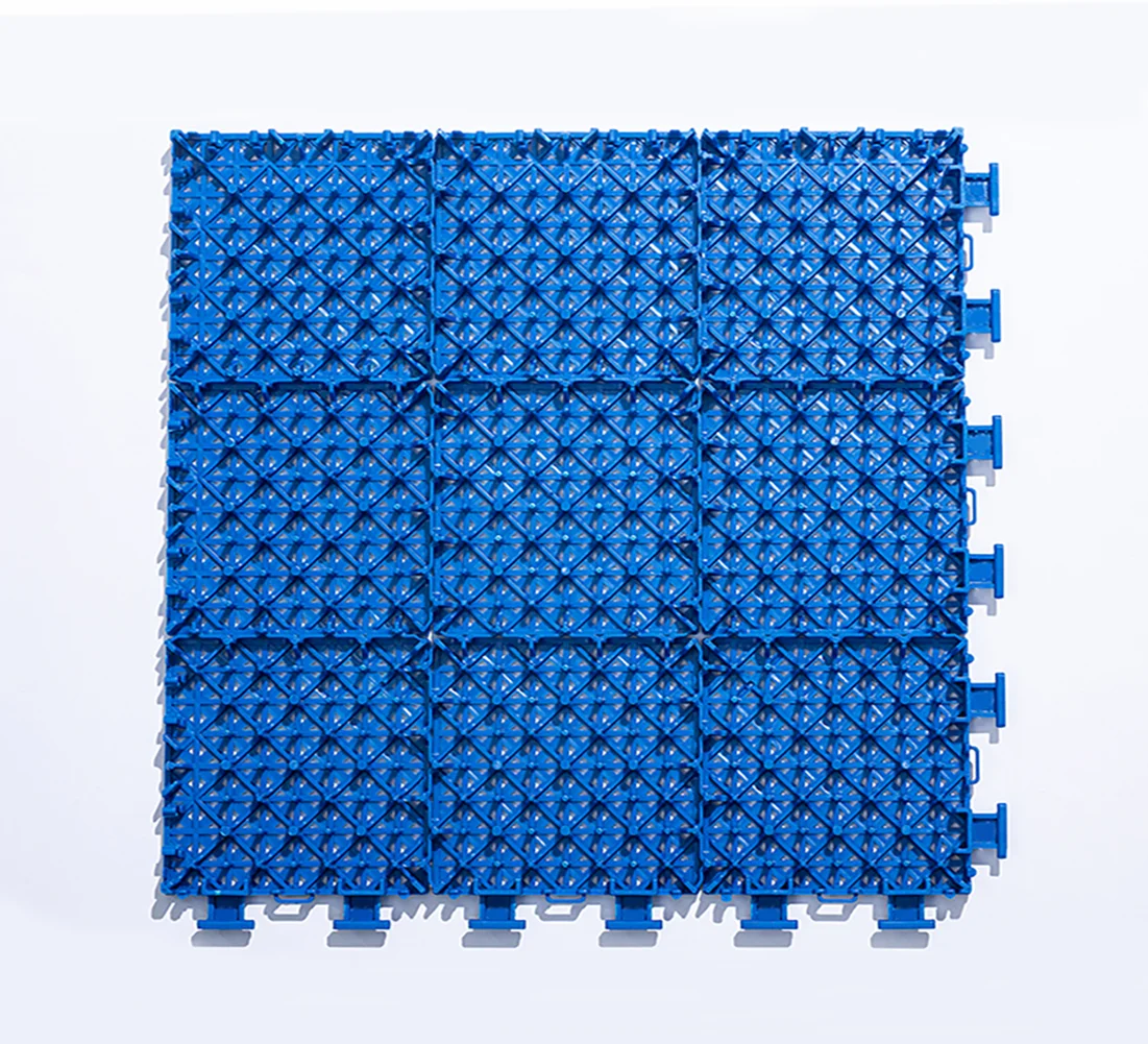 Intelligent PP Plastic Tiles Portable Sport Court Material for Football Basketball Artificial Grass Sports Flooring