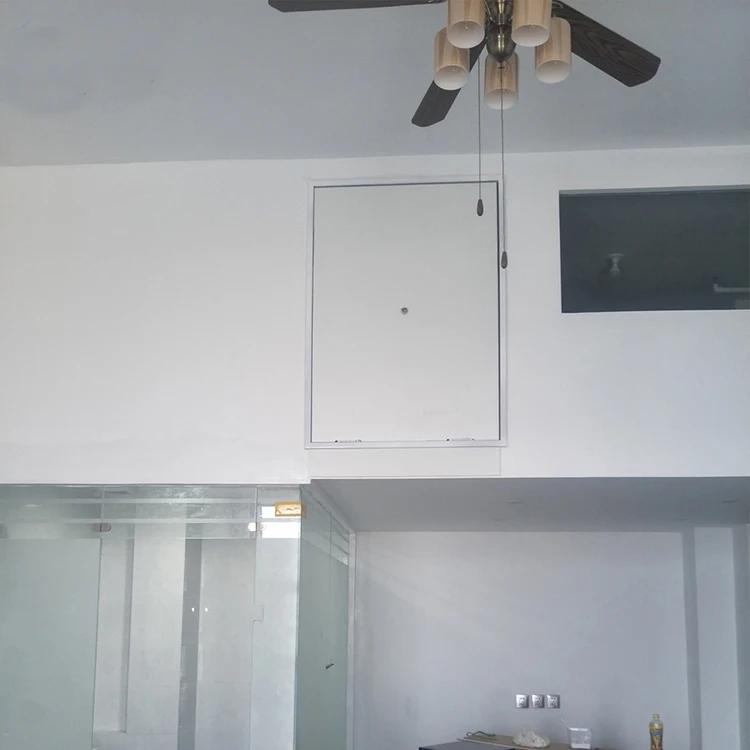 Custom Made Retractable Pull Down Telescopic Vertical Loft Ladder Attic Access Door with Ladder