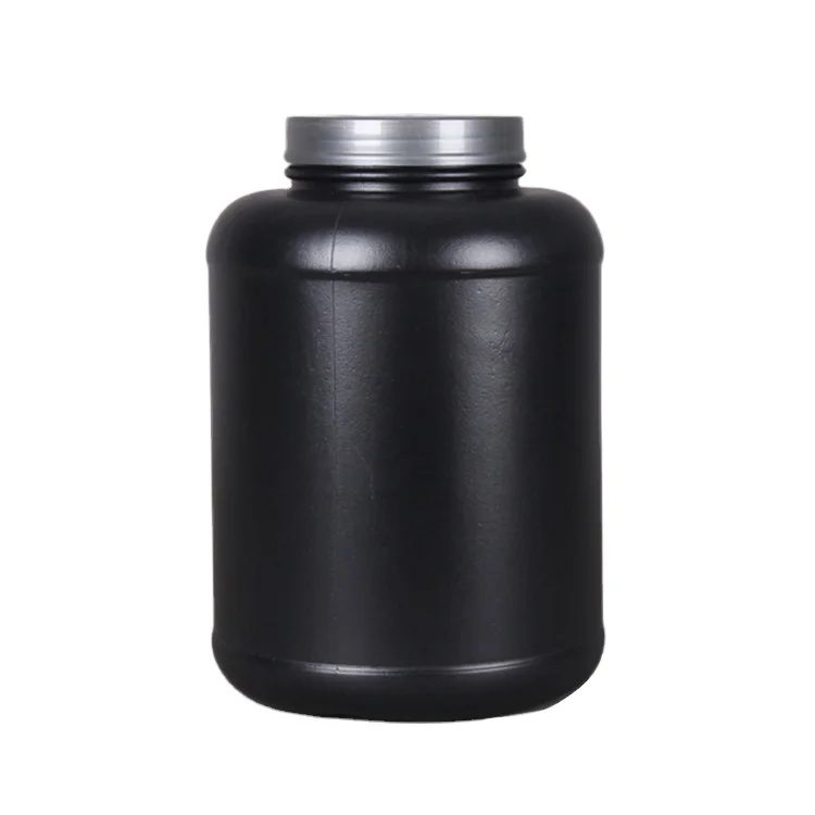 HDPE Wide Mouth 3 Liter Plastic Jar/Bottle/Container for Protein Powder