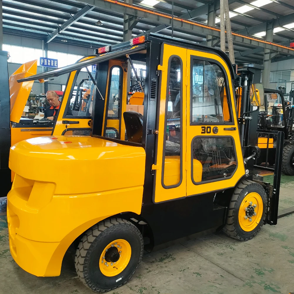 Diesel Forklift with ROPS/FOPS Certification 3-5Ton Construction Machinery