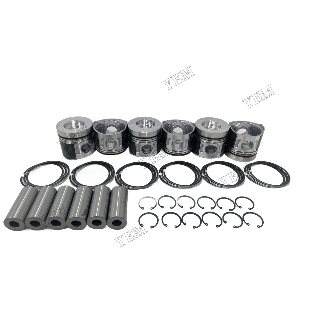 Pistons and Piston Rings Kit Suitable for Caterpillar 3066 High Performance Engine Parts 2