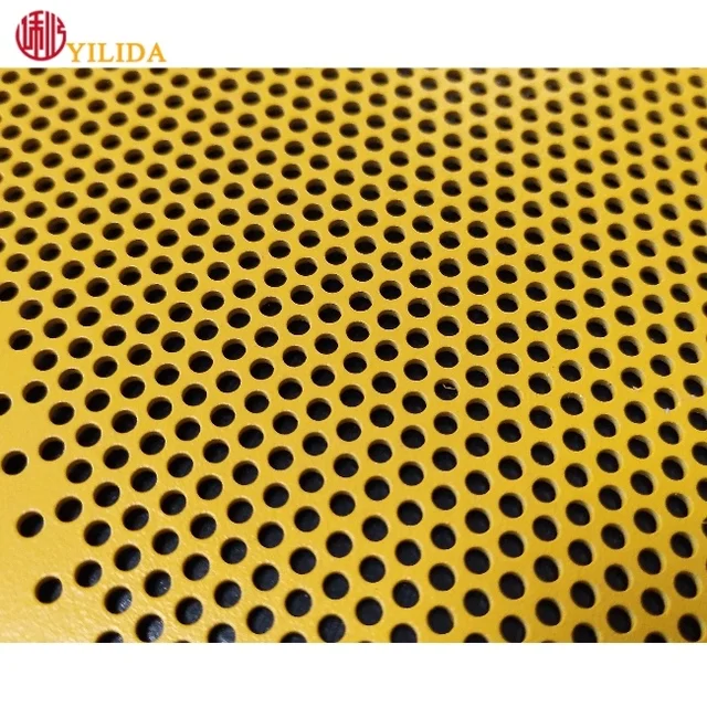 Interior Decorative PVC Coating Aluminum Perforated Metal for Bunding Sheet