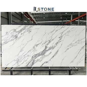 Calacatta Gold Foshan Sintered Stone 9mm,15mm and Porcelain Marble Tiles  Cheap Price