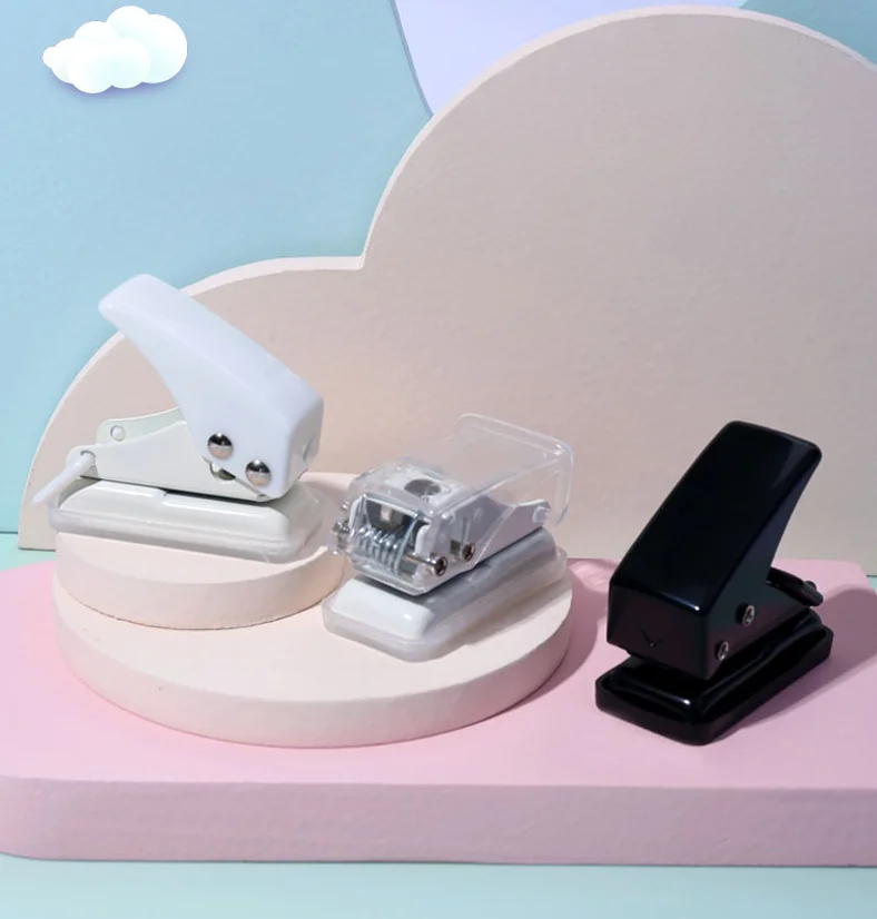 Hot Sale Simple Mini Single Paper Puncher Small Fresh Portable Office
