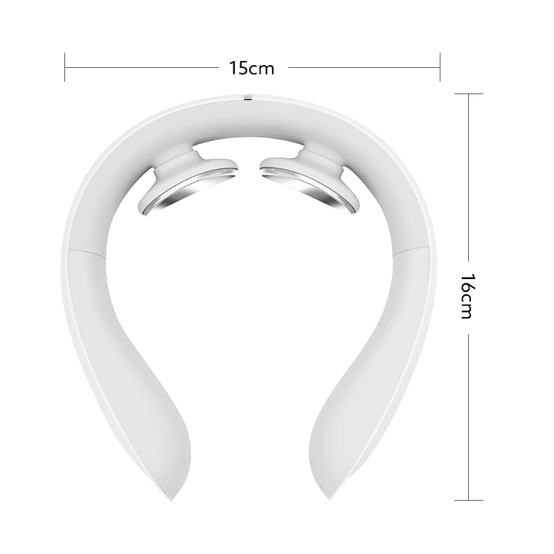 2022 New Remote Control Electric Ems Pulse Cervical Neck Massage 4d Smart Heat Wireless Mini Portable Neck Massager