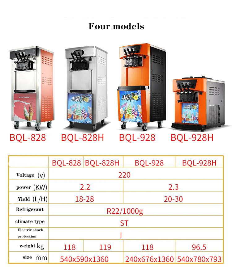 Automatic Soft Serve Ice Cream Cone Making Machine Three Flavors Ice Cream For Dessert Chinese 5048