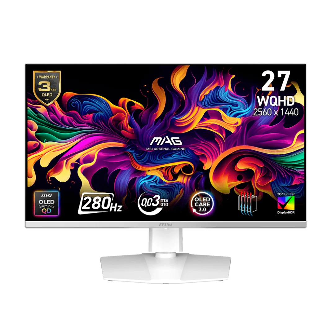 MSI MAG 272QPW QD-OLED X28 Gaming Monitor - 280hz Esports