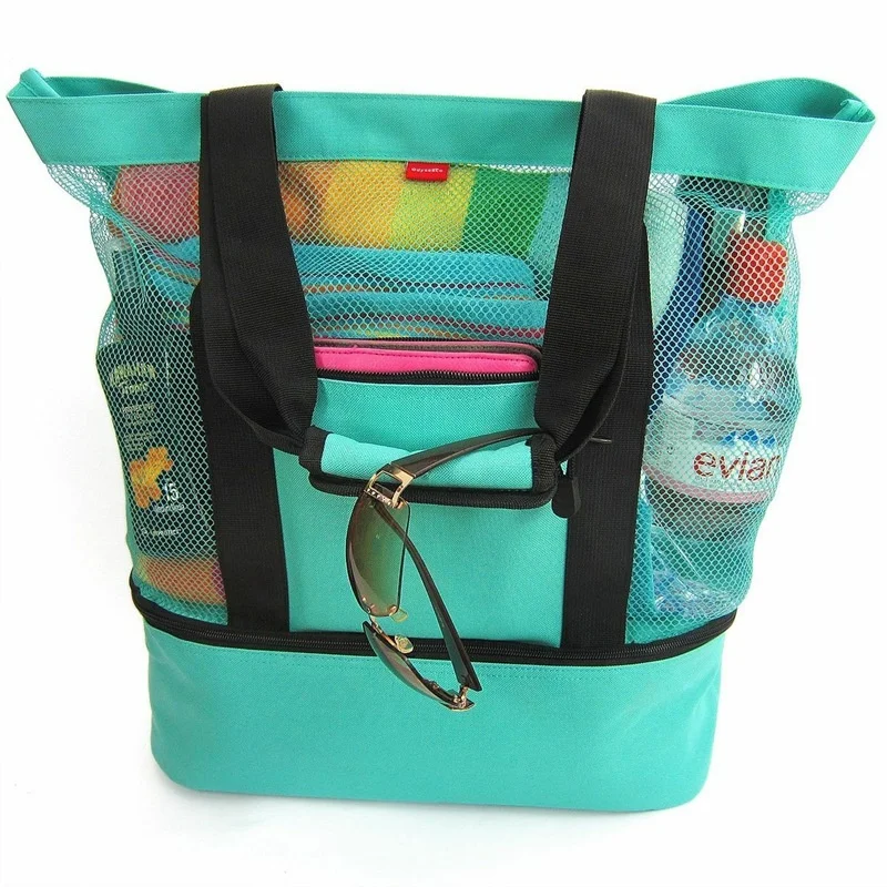 mesh tote beach bag