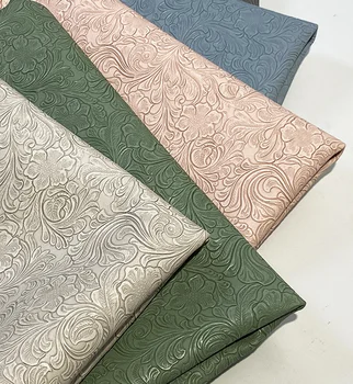 Double-Sided Rose Leather Basketball-Printed PVC Fabric Anti-Slip Base for Placemats Mouse Pads Table Mats Car/Sofa Use