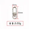 พวงกุญแจหัวเข็มขัดประตูสีเทา MK33C1133mm วัสดุอัลลอย