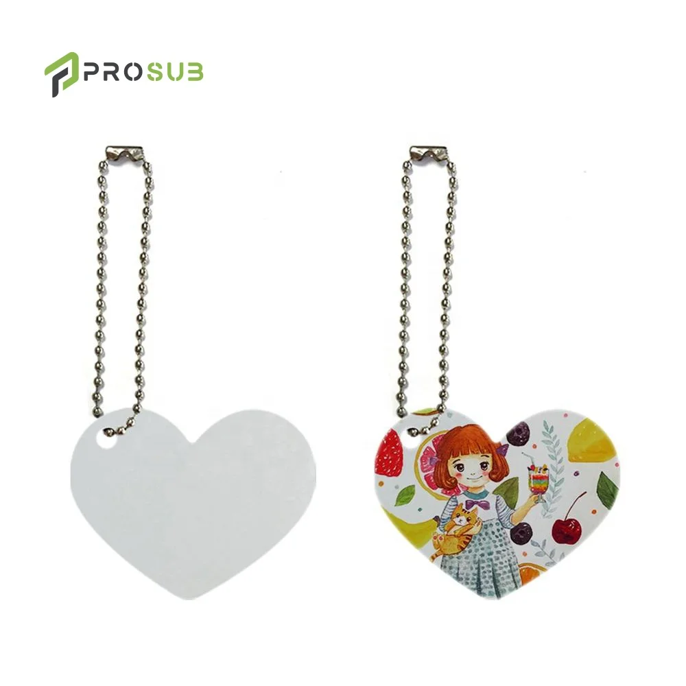 Prosub Dye Sublimation Dog Tag Blanks Double Sides Printing Id Name Pet Tags Keychain Aluminum Hanging Pendant Ornament