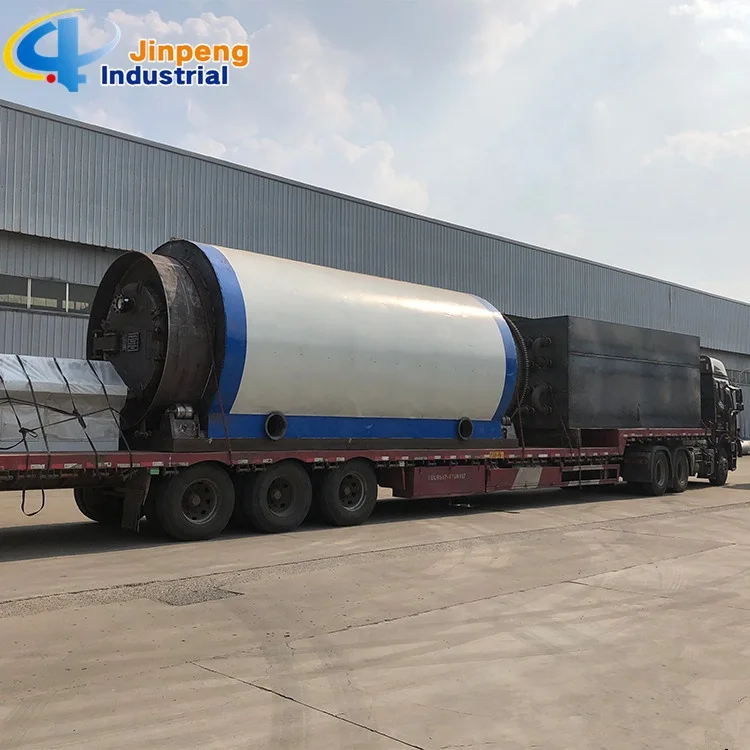 Used Rubber Tires Processing Pyrolysis Machine Plastic Recycle Machine