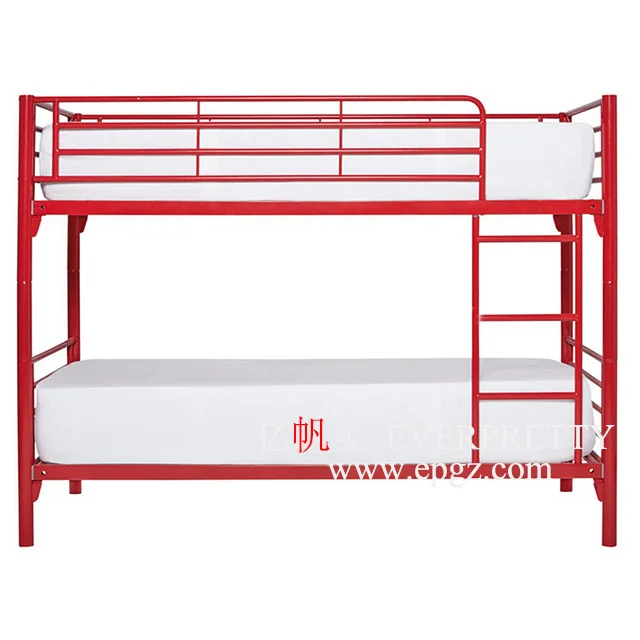 
Home Hostel Dorm Cheap Twin Double Size 2 Level Bunk Steel Metal Adult Kids Two-level Bed For Sale 