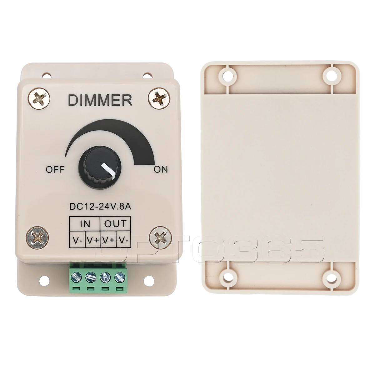 Dimmer PWM Regulador De Intensidad Para Tiras LED 12V-24V – Interruptor Encendido/Apagado 30A Potencia 360W