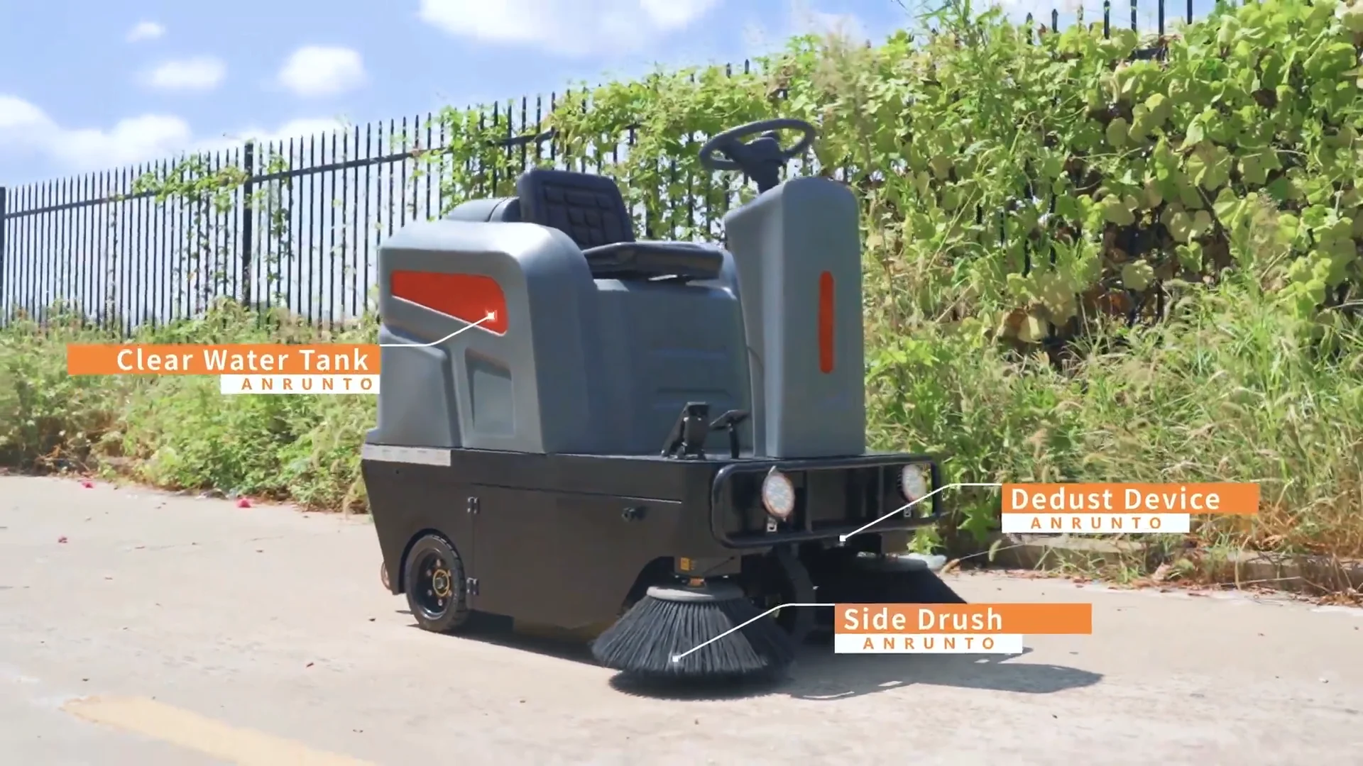 Original Factory Newest Industrial Ride On Electric Floor Sweeper - Buy ...