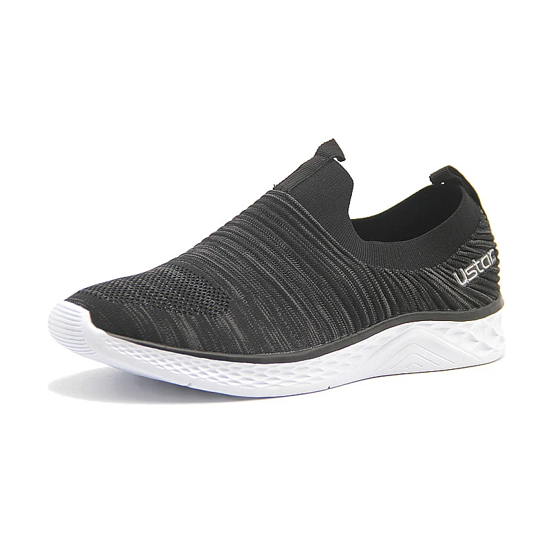 Brand Customized Lightweight EVA Outsole Without Lace Casual Sneakers Fitness Walking Style Shoes for Men