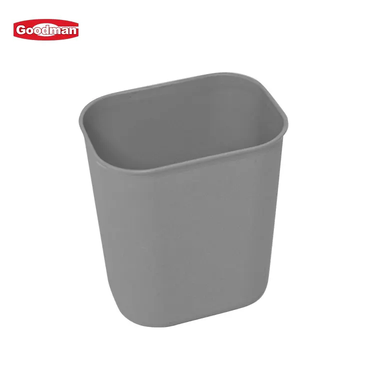 Hotel restroom garbage bin cleaning plastic waste basket small trash can