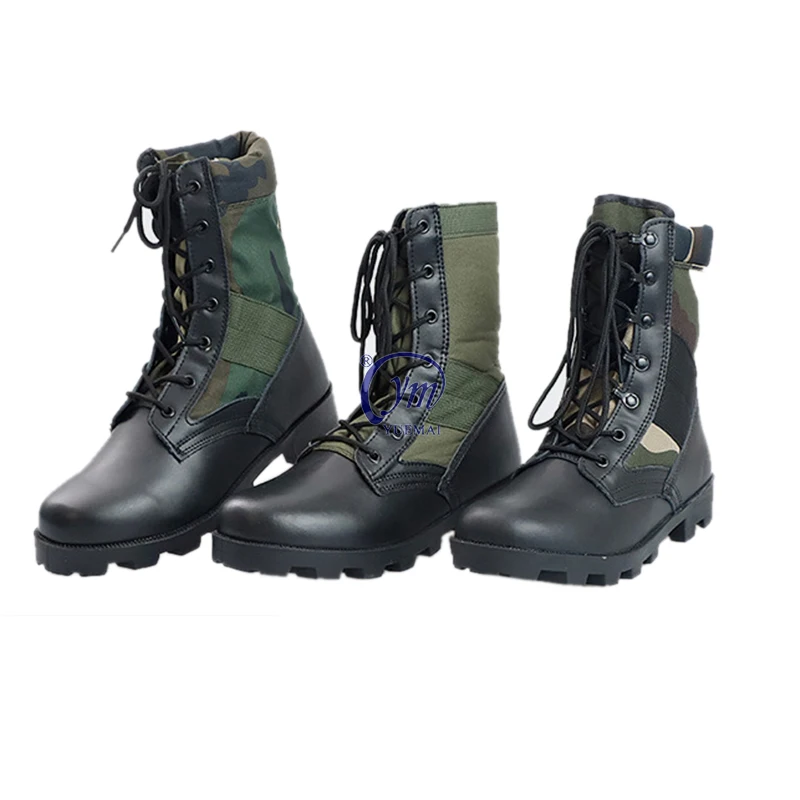 Durable Trekking Hiking Hunting Waterproof Woodland Shoes Combat Camo  Jungle Boots