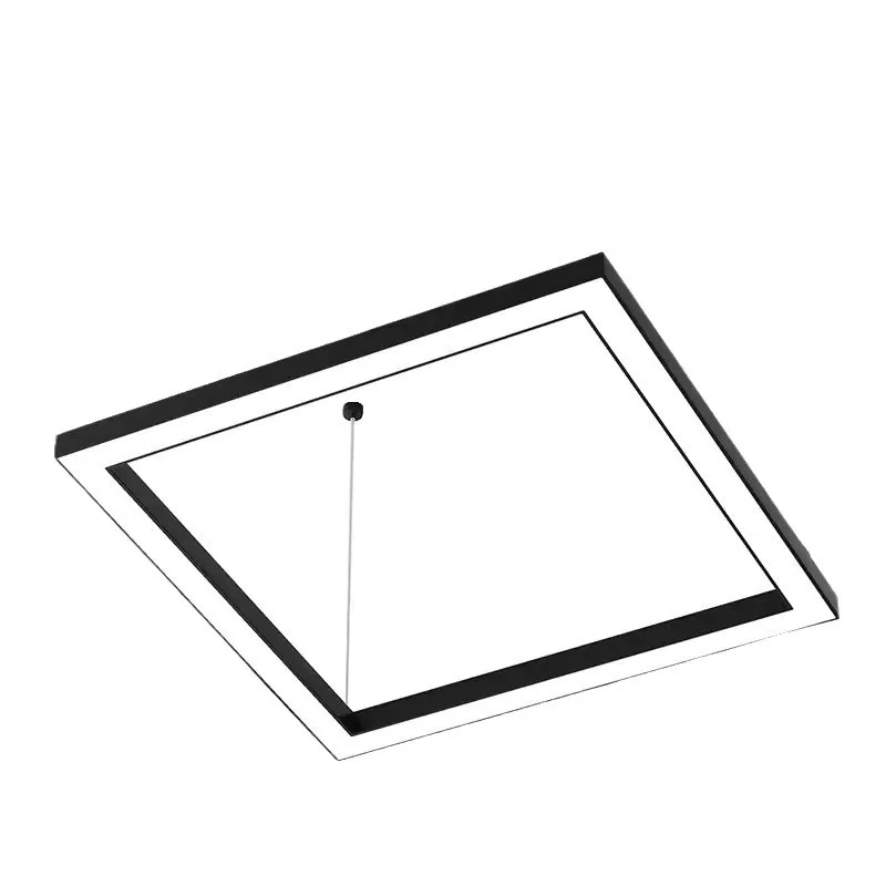 LED Linear Light for Shopping Mall Ambient 6500K Color Temp Seamless-Spliced Lights Black 5-Year Warranty