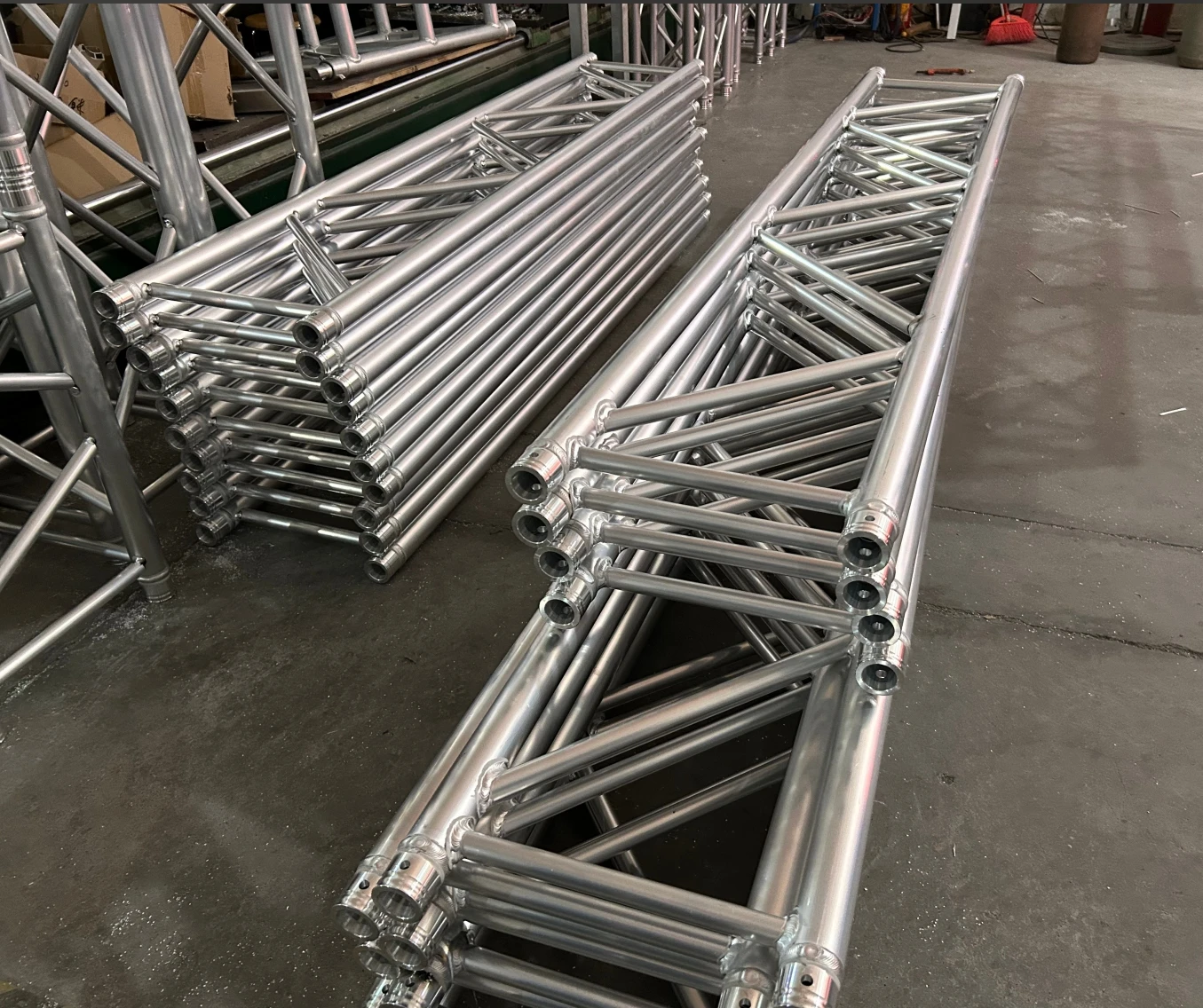 product aluminum ladder truss stage backdrop truss system for outdoor event stage truss system-10