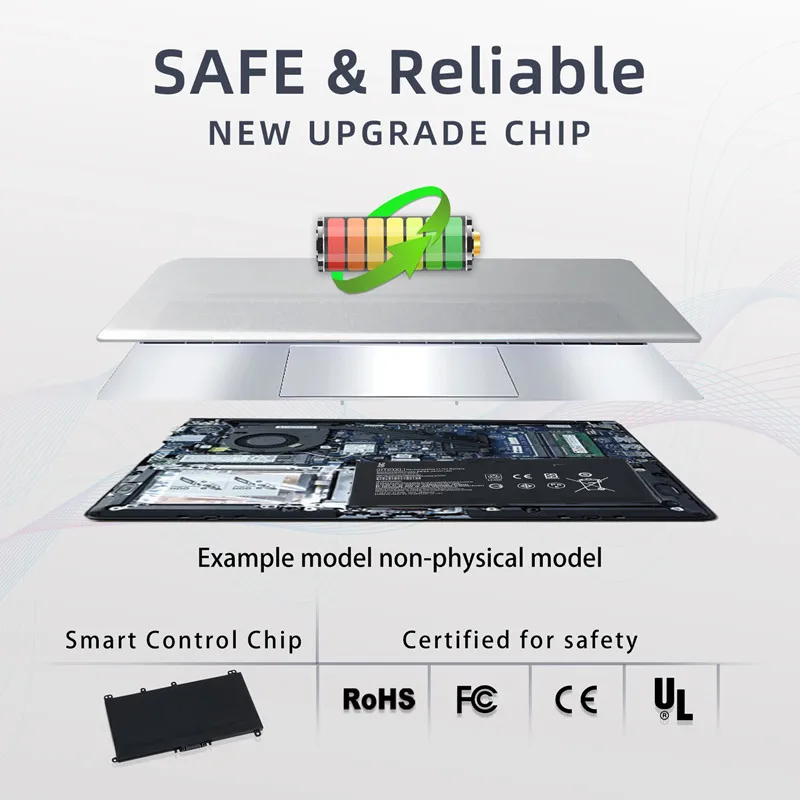 Rechargeable Li-polymer HT03XL Laptop Battery for Hp Pavilion 14-CE 14-CF  14-DF 15-CS 15-DA 15-DB 15-DW 17-by 17-CA Series - Main Image