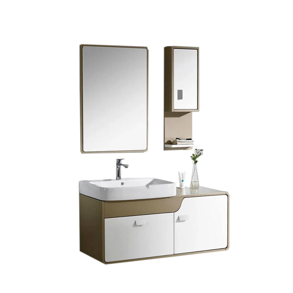 Простой дизайн санитарная мебель для ванной комнаты современный настенный столик от