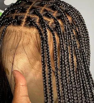 Wholesale Glueless Braid Wig Vendors,Full Lace Braided Wigs Human Hair for Women,human Hair Braided Wigs for Black Women