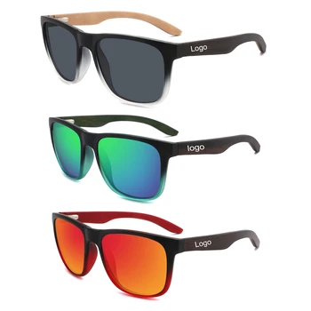 Wholesale Retro Men Lentes De Sol Shades Polarized Wooden Sunglasses 2025 Designer Custom logo