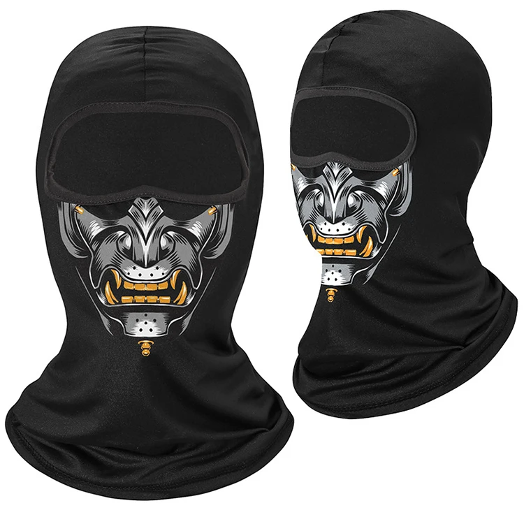 Fashion 3D Print Balaclava Custom Logo Halloween Cool Skull Full Face Mask Cover Ski Mask for Man